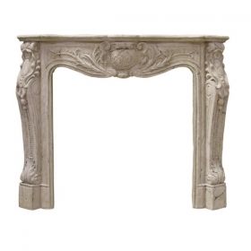 French Fire Surround - Roman Stone Effect