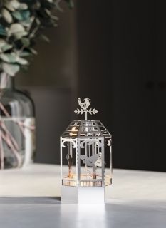 Pavillion, Tealight Holder in Silver