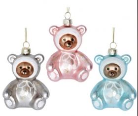 СТЪКЛЕНА ИГРАЧКА МЕЧЕ - БЕБЕ