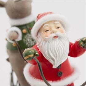 SANTA CLAUS  ON WHEEL