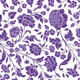 George V. embossed violet white 33x33 cm