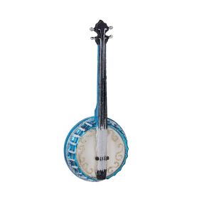 Xmas Ornament Banjo Blue