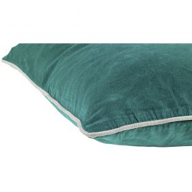 VELVET CUSHION COVER  - EMERALD 60/60CM