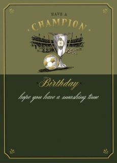 ПОЗДРАВИТЕЛНА КАРТИЧКА -  HAVE A CHAMPION BIRTHDAY