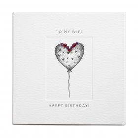 ПОЗДРАВИТЕЛНА КАРТИЧКА -  TO MY WIFE HAPPY BIRTHDAY!