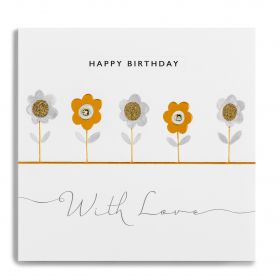 ПОЗДРАВИТЕЛНА КАРТИЧКА -  HAPPY BIRTHDAY WITH LOVE