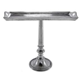 Tray On Stand   Aluminium/Nickel Raw Finished