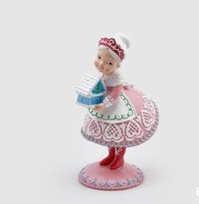 CHRISTMAS GIRL WITH CAKE