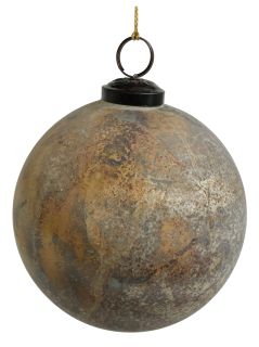 Glass ball mat copper oxidized