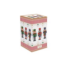 Porcelain Tea light holder 6,5×6,5×14,5 cm NUTCRACKERS