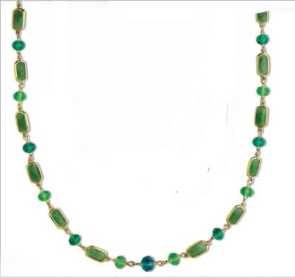 КОЛИЕ GRACE - КРИСТАЛНО СТЪКЛО МУРАНО