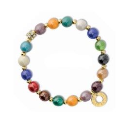 ГРИВНА AUDREY -  ЦВЕТНИ ПЕРЛИ