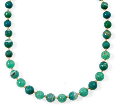NECKLACE  SCRIGNO VERDE  AGAT