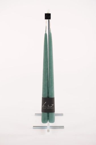 Pair of tapers "VELVET" - Luz Your Senses - sequoia