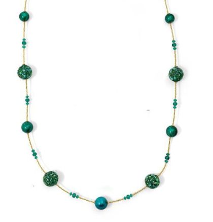 КОЛИЕ MATILDE  - КРИСТАЛНО СТЪКЛО МУРАНО