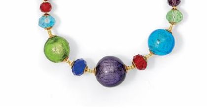 КОЛИЕ MATILDE  - КРИСТАЛНО СТЪКЛО МУРАНО