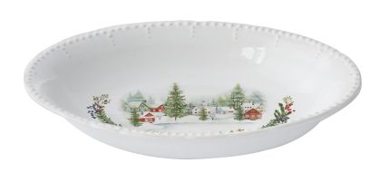 Decorated ceramic bowl  CITTA' DELLE