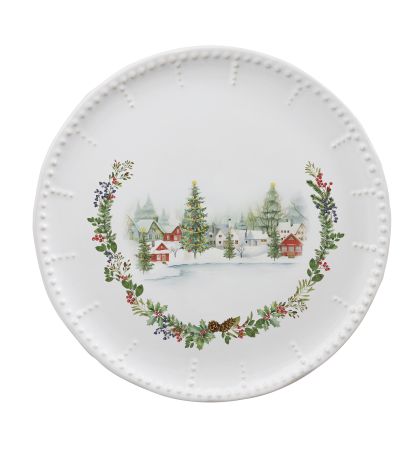 Decorated ceramic bowl  CITTA' DELLE