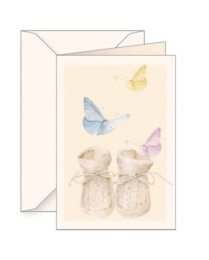 GREETING CARD - "SCARPETTE NASCITA"