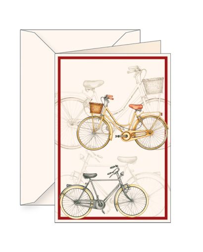 GREETING CARD - " BIKES"