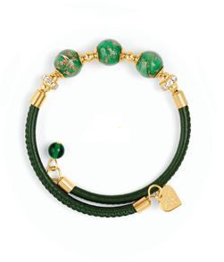 BRACCIALE AVVENTURINA 3 PERLE