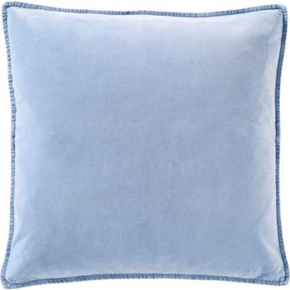 Cushion cover  velvet cornflower