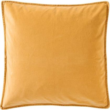 Cushion cover  velvet harvest yellow
