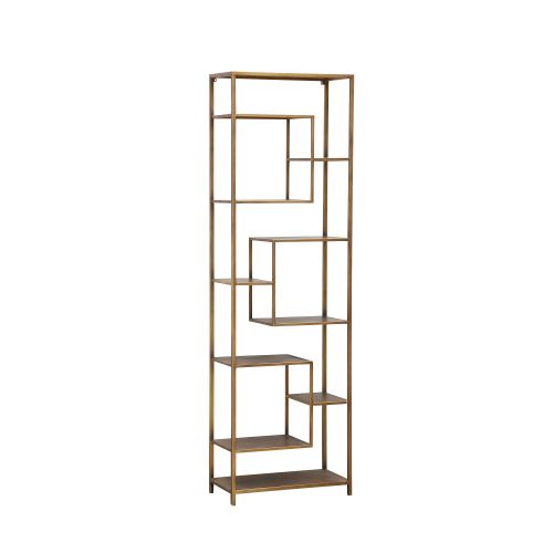 Duana Playful gold iron open cabinet high KD