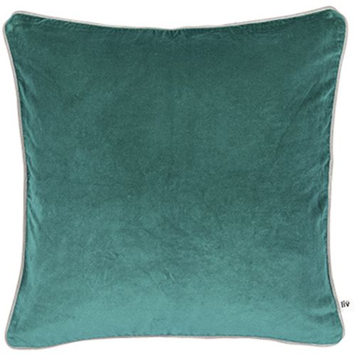 VELVET CUSHION COVER  - EMERALD 60/60CM