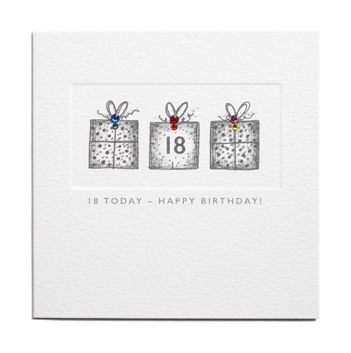 ПОЗДРАВИТЕЛНА КАРТИЧКА -   18 TODAY - HAPPY BIRTHDAY!