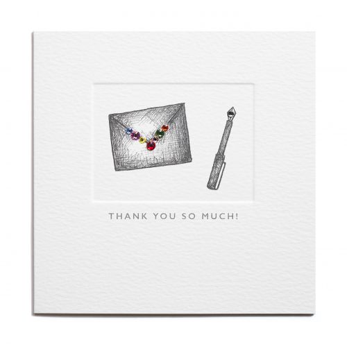 ПОЗДРАВИТЕЛНА КАРТИЧКА - THANK YOU SO MUCH!