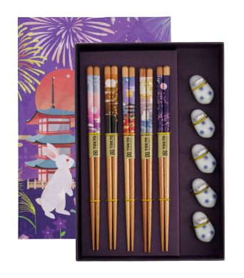 Chopstick Giftset/10 Rabbit