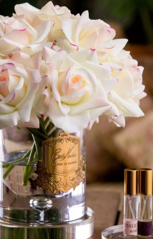 LUXURY GRAND BOUQUET - GOLD BADGE - CHAMPAGNE - BURGUNDY BOX
