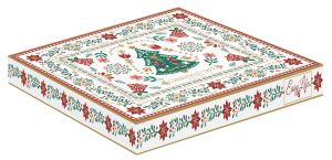 Dish in porcelain  CHRISTMAS FOLK