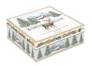 Set 2 porcelain coffee cups and saucers  WHITE FOREST 