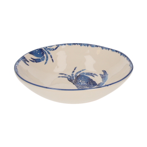 CERAMIC BOWL BLUE CRAB SALAD