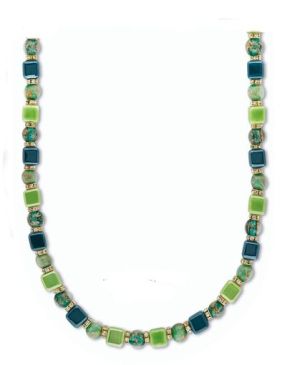 КОЛИЕ  СТЪКЛО МУРАНО - CUBO LUNGA 