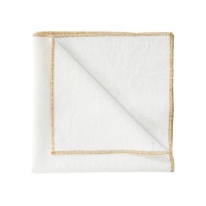 VERONE NAPKIN BLANC LINEN COTTON