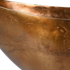 Antique Brass Oval Wine Cooler