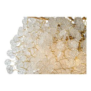 Chandelier Eliza 50 cm - Gold - Iron & Glass