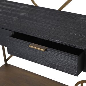 Deco Trolley 2 Drawer 4 Tier Shelf Unit