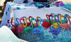 FLAMINGO TABLECLOTH
