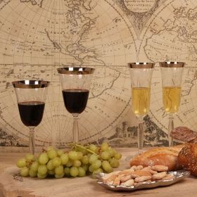 CHAMPAGNE GLASS  360ML - SILVER