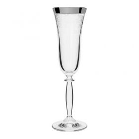 CHAMPAGNE GLASS 180ML - SILVER