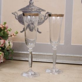 CHAMPAGNE GLASS 180ML - SILVER