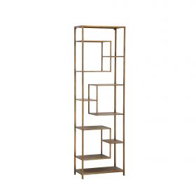 Duana Playful gold iron open cabinet high KD