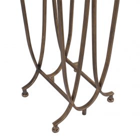 Saar Gold metal sidetable small