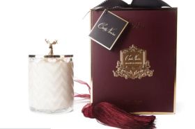 COTE NOIRE - HERRINGBONE DEER CANDLЕ